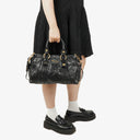 Miu Miu Black Vitello Satchel Bag