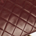 Chanel Classic Full Flap Bag Burgundy Quilted Lambskin