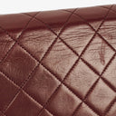 Chanel Classic Full Flap Bag Burgundy Quilted Lambskin