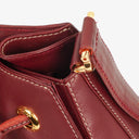 Cartier Must De Cartier Burgundy Leather Bag