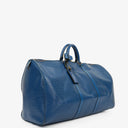 Louis Vuitton Keepall 50 Blue EPI Leather Travel Bag