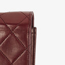 Chanel Classic Full Flap Bag Burgundy Quilted Lambskin