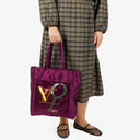Louis Vuitton Limited Edition Violet Satin That's Love Tote Bag