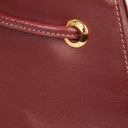 Cartier Must De Cartier Burgundy Leather Bag