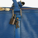 Louis Vuitton Keepall 50 Blue EPI Leather Travel Bag