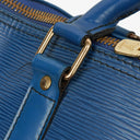 Louis Vuitton Keepall 50 Blue EPI Leather Travel Bag