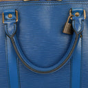 Louis Vuitton Keepall 50 Blue EPI Leather Travel Bag