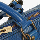 Louis Vuitton Keepall 50 Blue EPI Leather Travel Bag