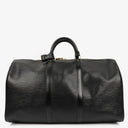 Louis Vuitton Keepall 50 Black EPI Leather Travel Bag
