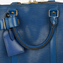 Louis Vuitton Keepall 50 Blue EPI Leather Travel Bag