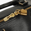Louis Vuitton Keepall 50 Black EPI Leather Travel Bag