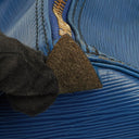 Louis Vuitton Keepall 50 Blue EPI Leather Travel Bag