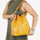 Louis Vuitton Noe Grande GM Yellow EPI Leather Shoulder Bag