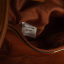 MCM Cognac Visetos Drawstring Tote Bag