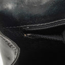 Chanel CC Black Patent Leather Multi Chain Shoulder Bag
