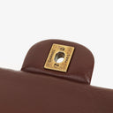 Chanel Medium Classic Double Flap Bag Brown Multicolor Quilted Lambskin With Aged Gold-Tone Hardware