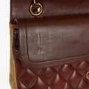 Chanel Medium Classic Double Flap Bag Brown Multicolor Quilted Lambskin With Aged Gold-Tone Hardware