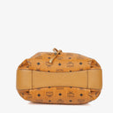 MCM Cognac Visetos Drawstring Tote Bag