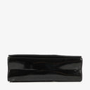 Chanel CC Black Patent Leather Multi Chain Shoulder Bag