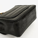 Chanel Mini Flap Square Bag in Black Horizontal Quilted Patent Leather with 24K Gold-Plated Hardware