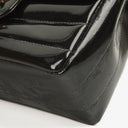 Chanel Mini Flap Square Bag in Black Horizontal Quilted Patent Leather with 24K Gold-Plated Hardware
