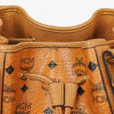 MCM Cognac Visetos Drawstring Tote Bag