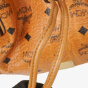MCM Cognac Visetos Drawstring Tote Bag
