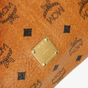 MCM Cognac Visetos Drawstring Tote Bag