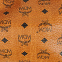 MCM Cognac Visetos Drawstring Tote Bag