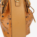 MCM Cognac Visetos Drawstring Tote Bag
