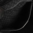 Gucci Vintage Black Leather Bamboo Backpack