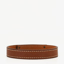 Hermes Kelly Dog Brown Swift Leather Bracelet