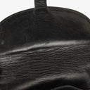 Gucci Vintage Black Leather Bamboo Backpack