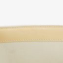 Chanel Vintage Beige Lackleder CC Tote Schultertasche