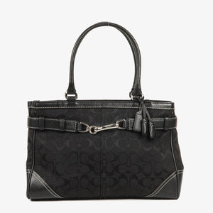 Coach Hampton Signature Canvas Bag