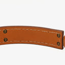 Hermes Kelly Dog Brown Swift Leather Bracelet