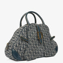 Christian Dior Navy Double Saddle Trotter Handbag