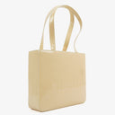 Chanel Vintage Beige Lackleder CC Tote Schultertasche