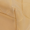 Chanel Beige Quilted Calfskin Tote Bag