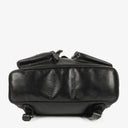Gucci Vintage Black Leather Bamboo Backpack