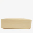 Chanel Vintage Beige Lackleder CC Tote Schultertasche