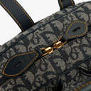 Christian Dior Navy Double Saddle Trotter Handbag