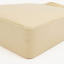 Chanel Vintage Beige Lackleder CC Tote Schultertasche