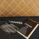 Chanel Beige Quilted Calfskin Tote Bag