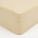 Chanel Vintage Beige Lackleder CC Tote Schultertasche