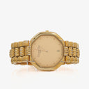 Christian Dior 32mm Octagon Gold Plated Stainless Steel Quartz Watch