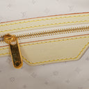 Louis Vuitton Lockit White Suhali Leather Bag