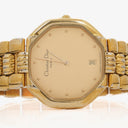 Christian Dior 32mm Octagon Gold Plated Stainless Steel Quartz Watch