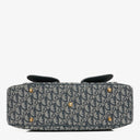 Christian Dior Navy Double Saddle Trotter Handbag