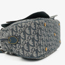 Christian Dior Navy Double Saddle Trotter Handbag